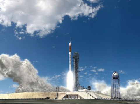 Ares I-X Computer Generated Launch image