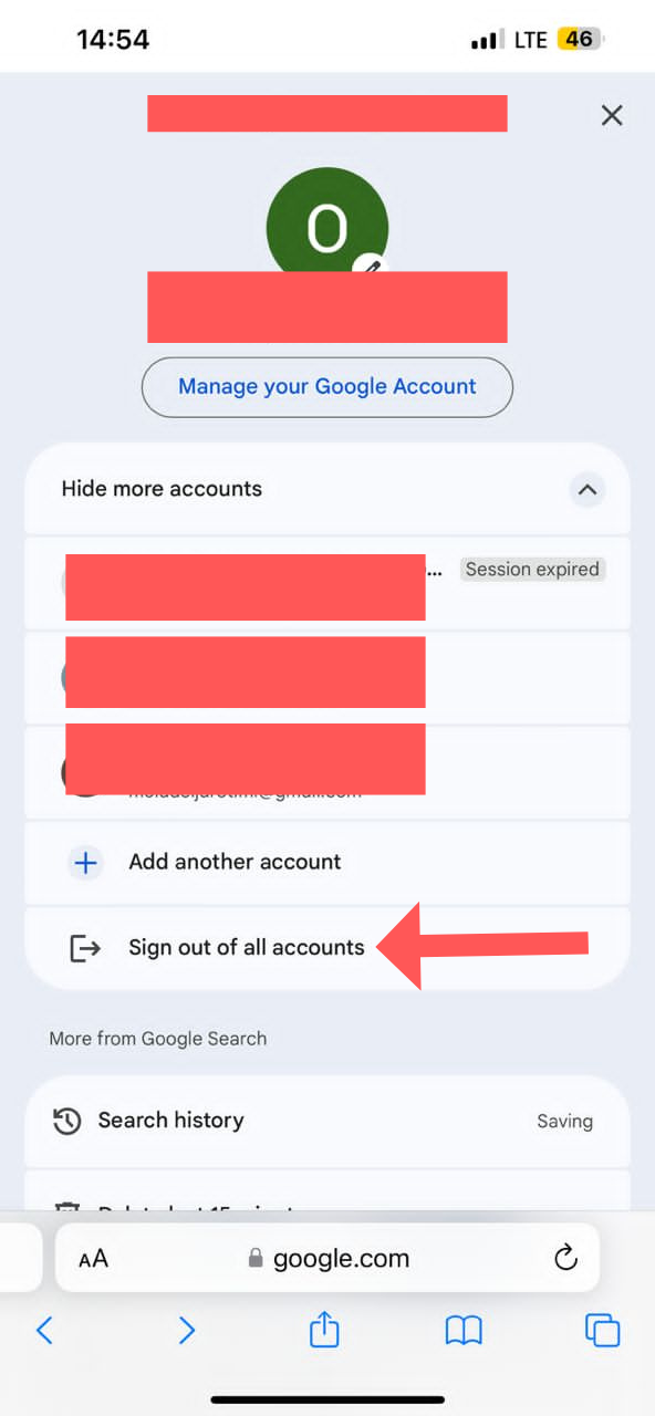 How To Change Default Google Account On Safari iPhone 4 How To Change Default Google Account On Safari iPhone 3