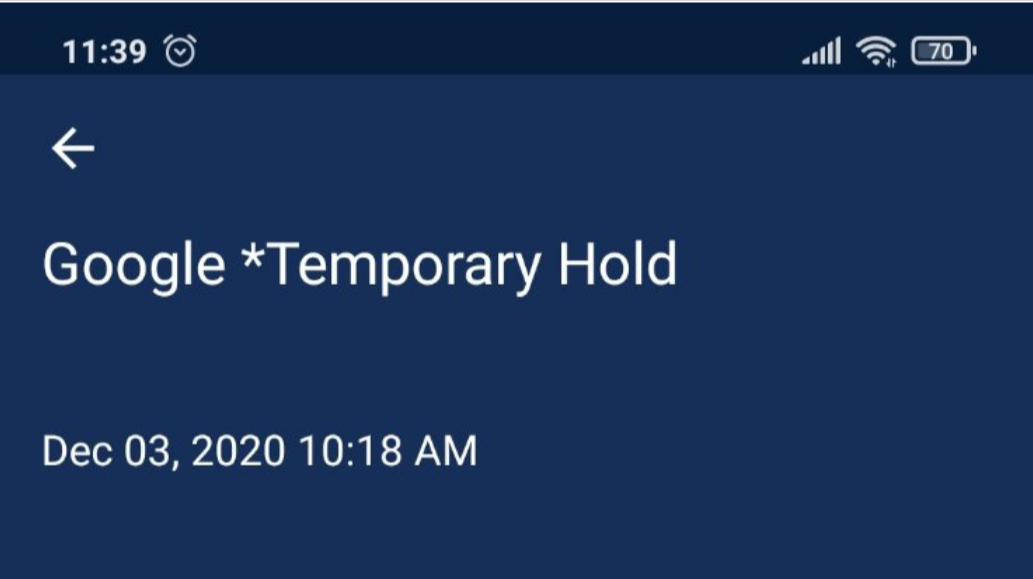 What Does Google Temporary Hold Mean? 2 What Does Google Temporary Hold Mean? 1