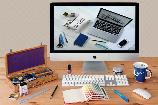 What Comes In The Box While Purchasing iMac 1 iMac creative desk setup with toolkit
