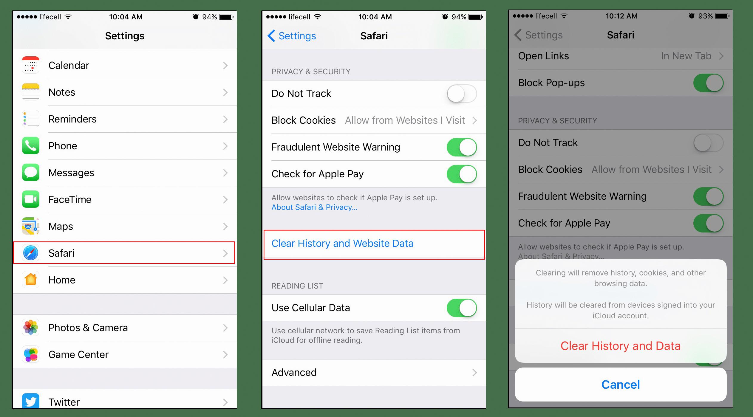 how to delete search history from iphone how to delete search history from iphone
