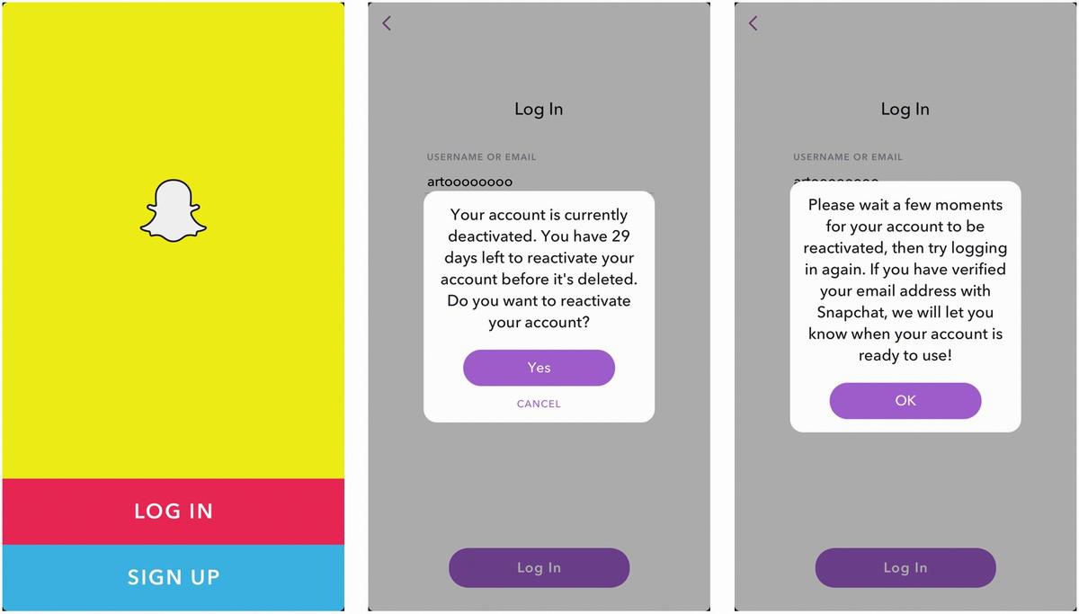 how to reactivate snapchat how to reactivate snapchat