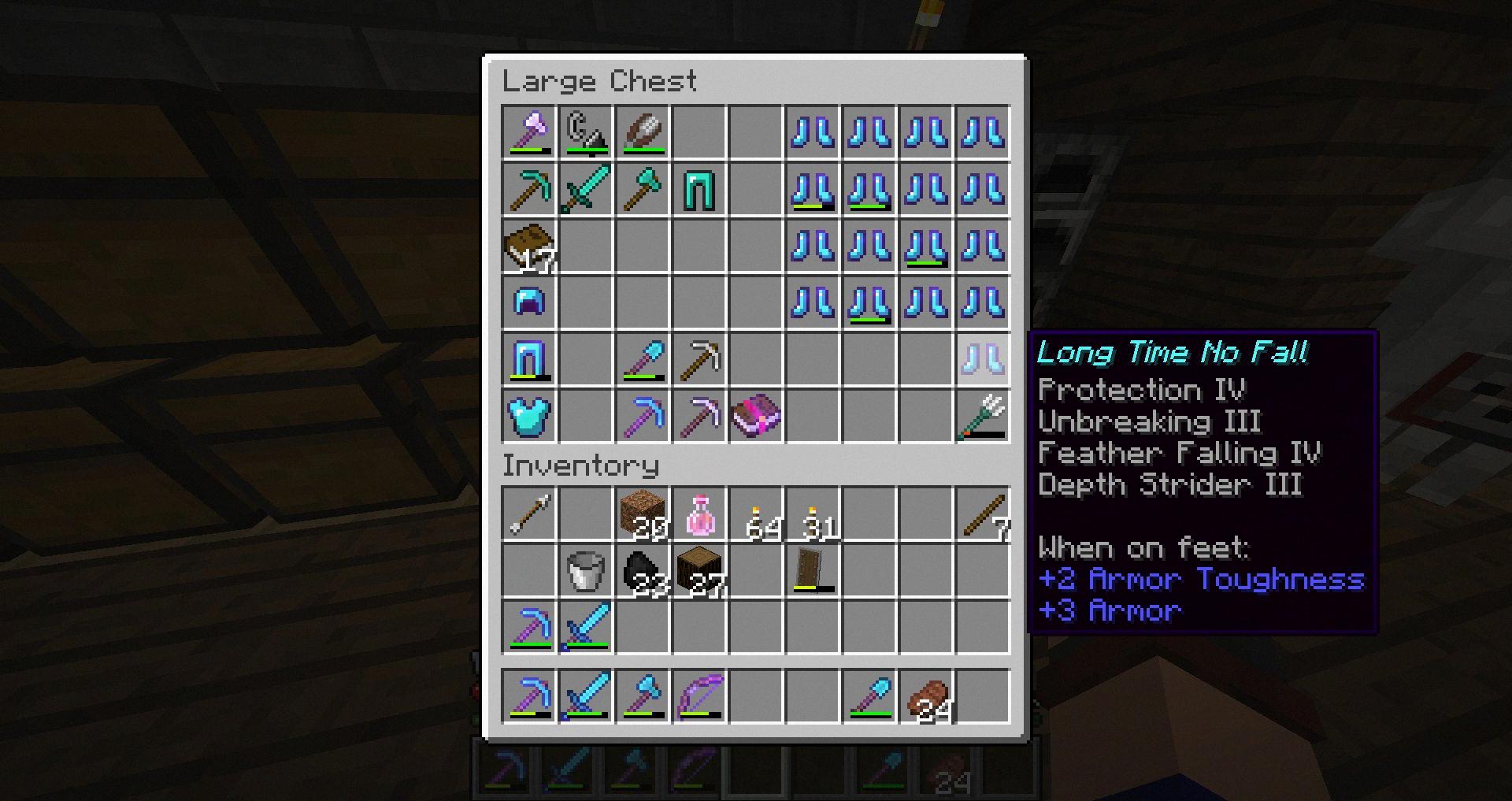feather falling max level feather falling max level