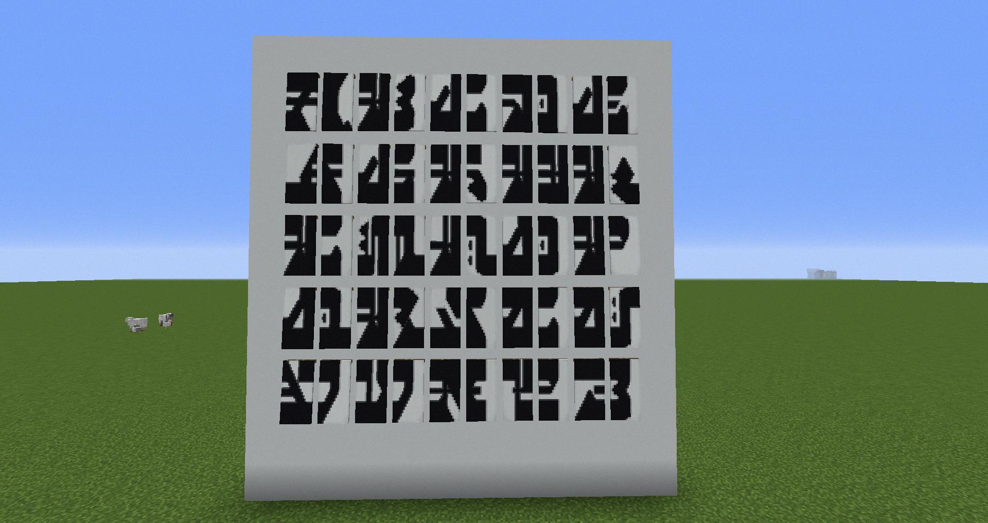 letter banners in minecraft letter banners in minecraft