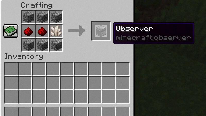 observer minecraft recipe observer minecraft recipe