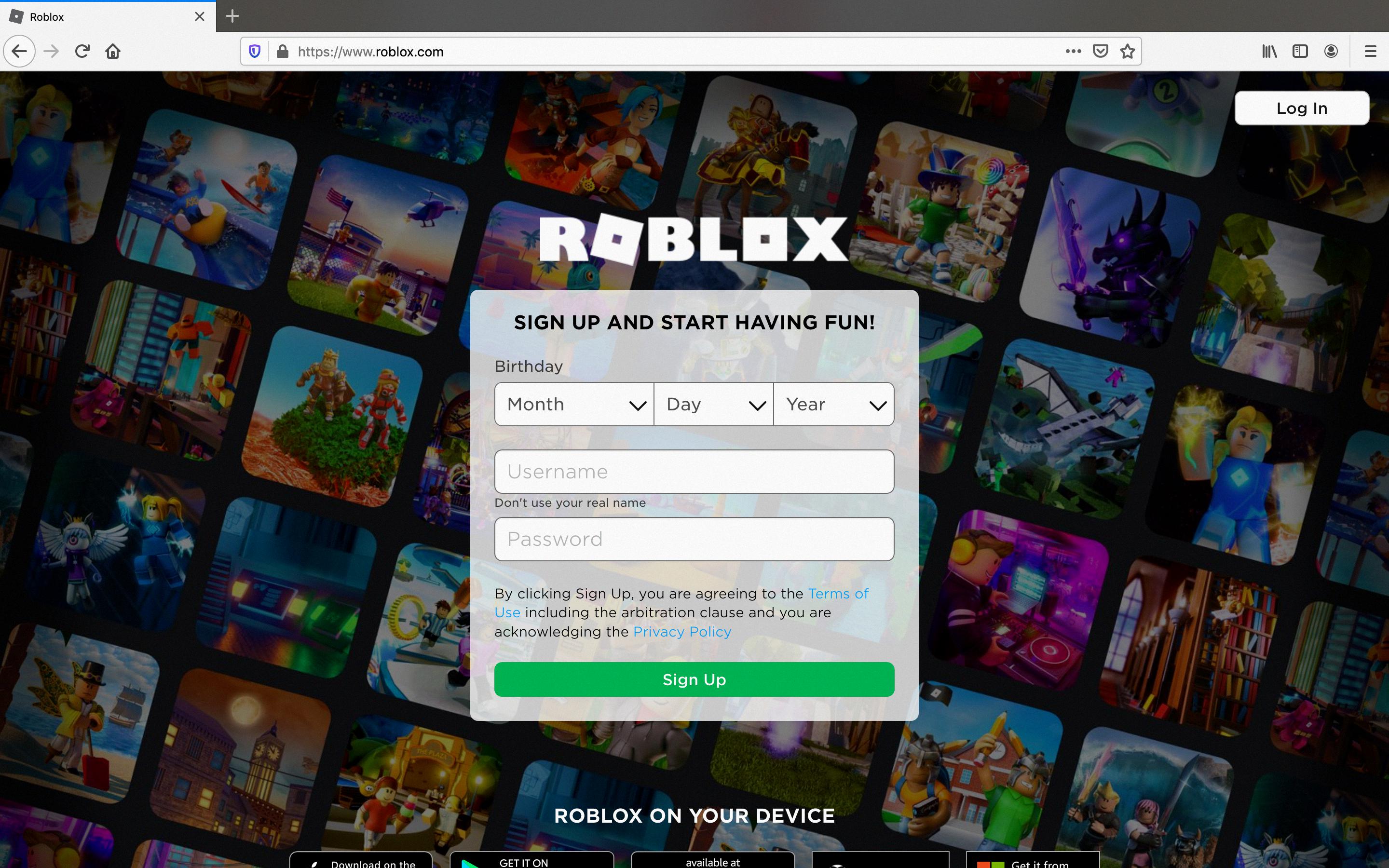 roblox sign in roblox sign in