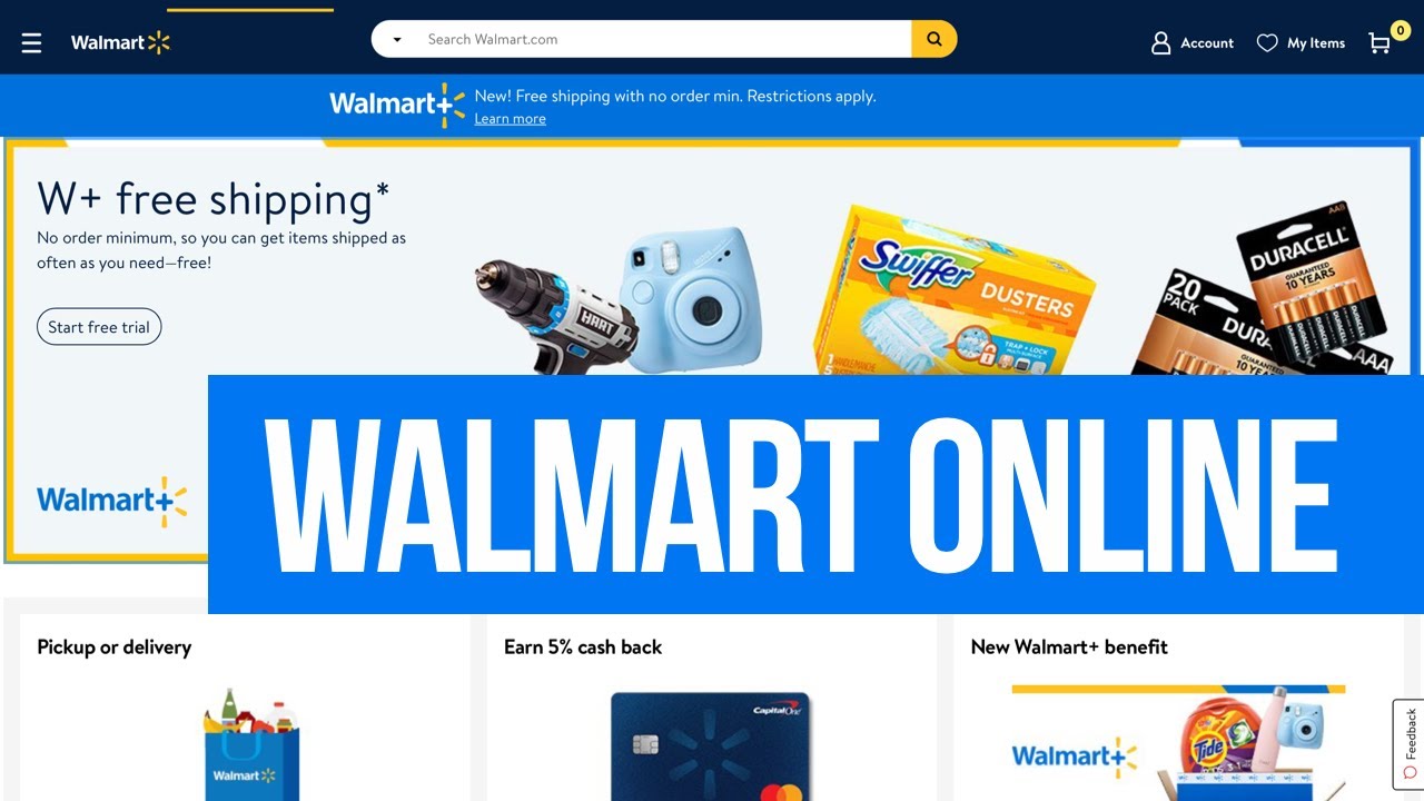 Walmart Online -How To Create Account & Order Online 2 How to Buy in Walmart Online