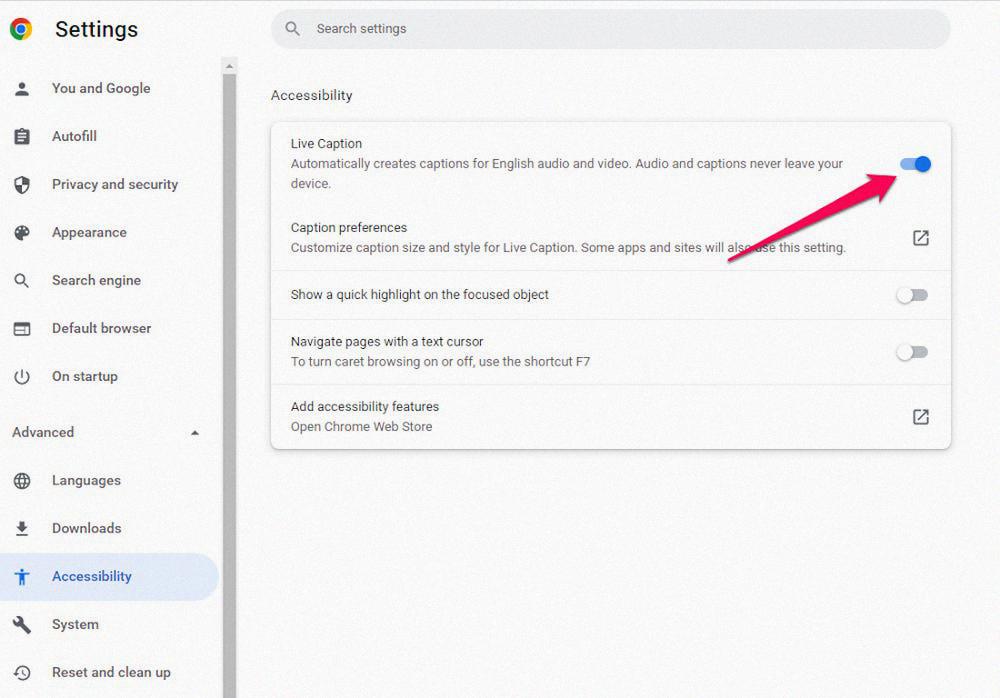 how to stop live caption in chrome how to stop live caption in chrome