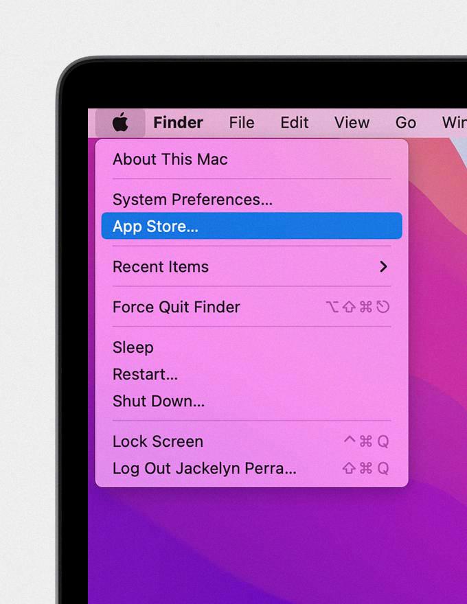 apple menu apple menu