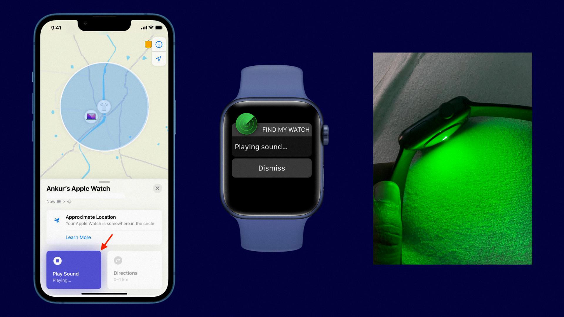 apple watch green light apple watch green light