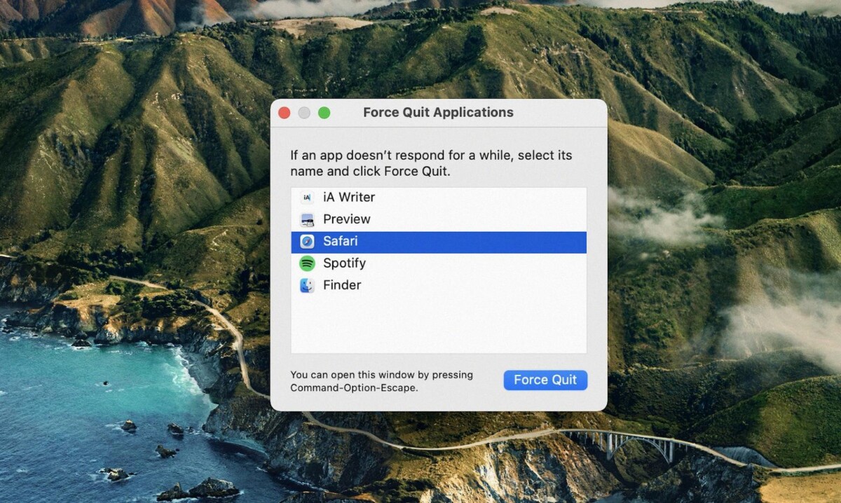 force quit safari force quit safari