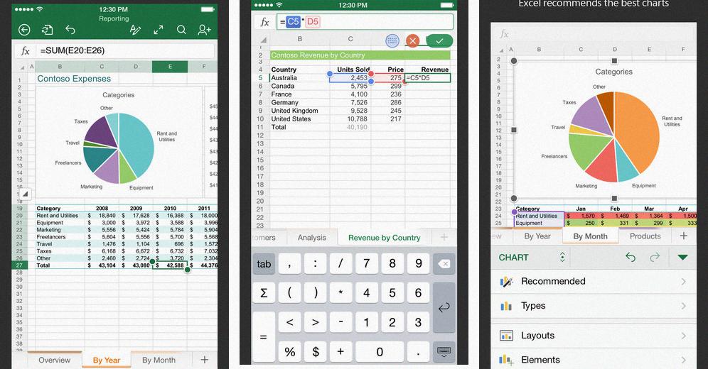 excel for iphone excel for iphone