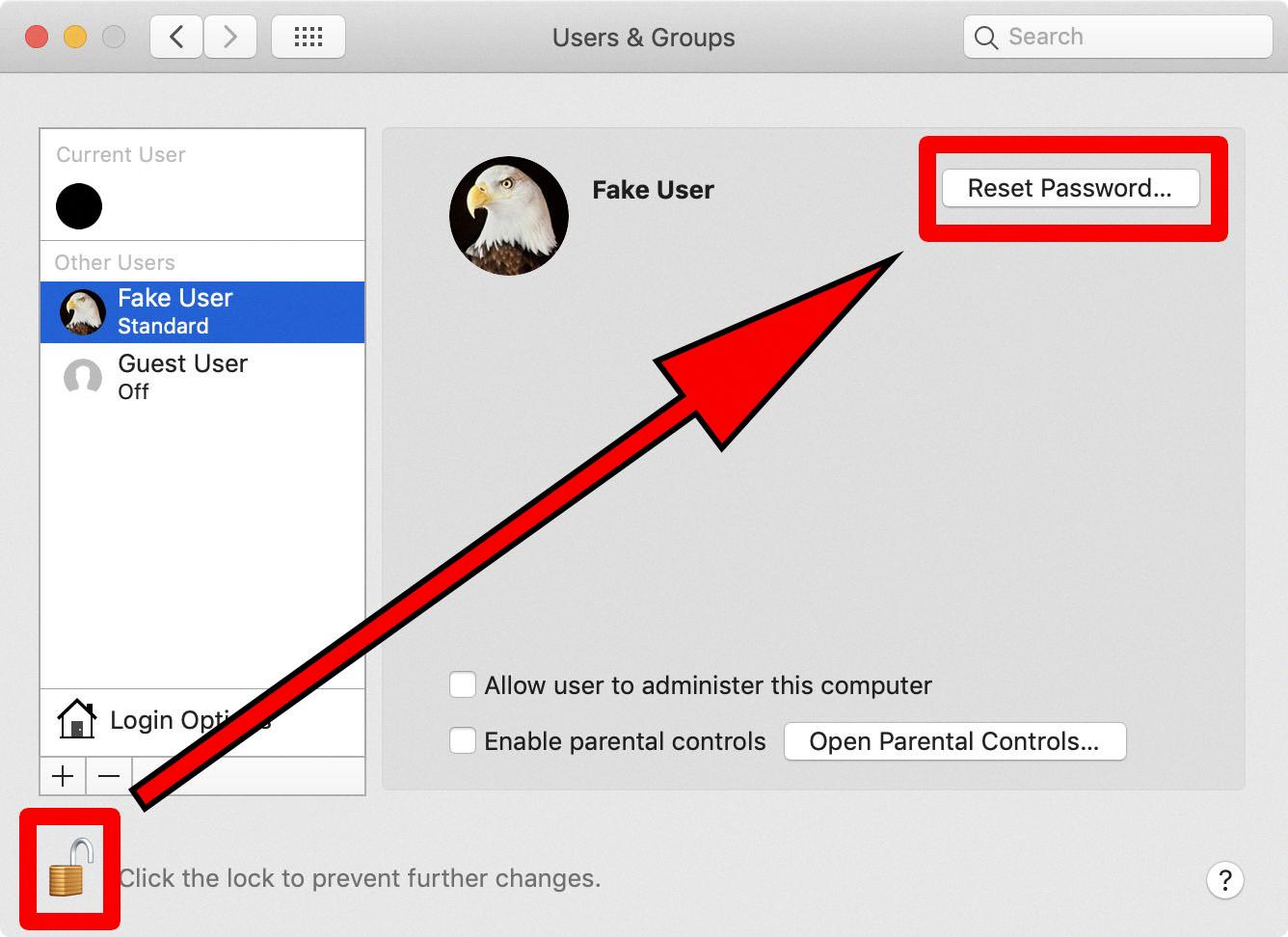 changing macbook password changing macbook password
