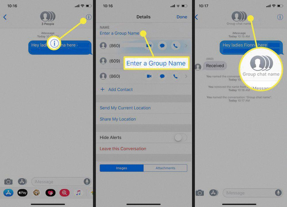 how to name group text how to name group text