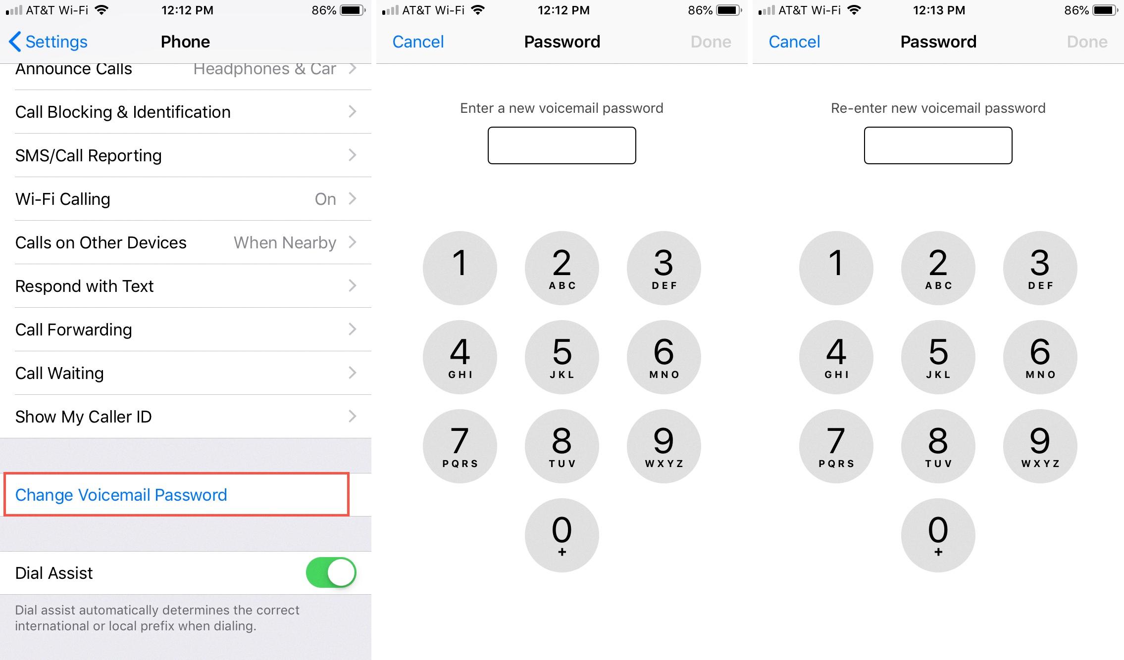 iphone voicemail password iphone voicemail password