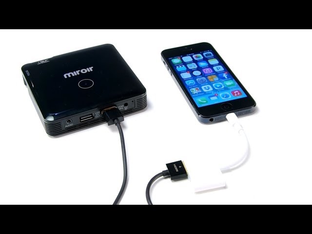 How to Connect Your iPhone to Miroir Projector 2 How to Connect Your iPhone to Miroir Projector 1