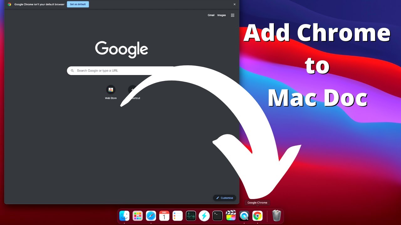 How To Put Google On Mac Dock 2 How To Put Google On Mac Dock 1