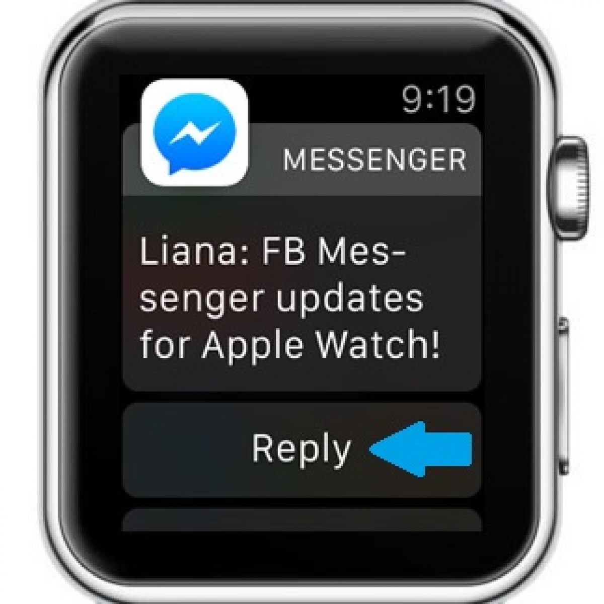 How to Use Messenger on Your Apple Watch 2 How to Use Messenger on Your Apple Watch 1