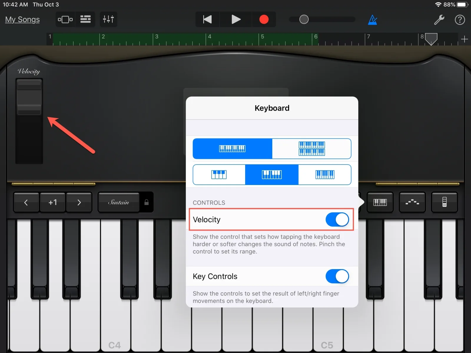 Mastering Velocity in GarageBand for iOS 2 Mastering Velocity in GarageBand for iOS 1