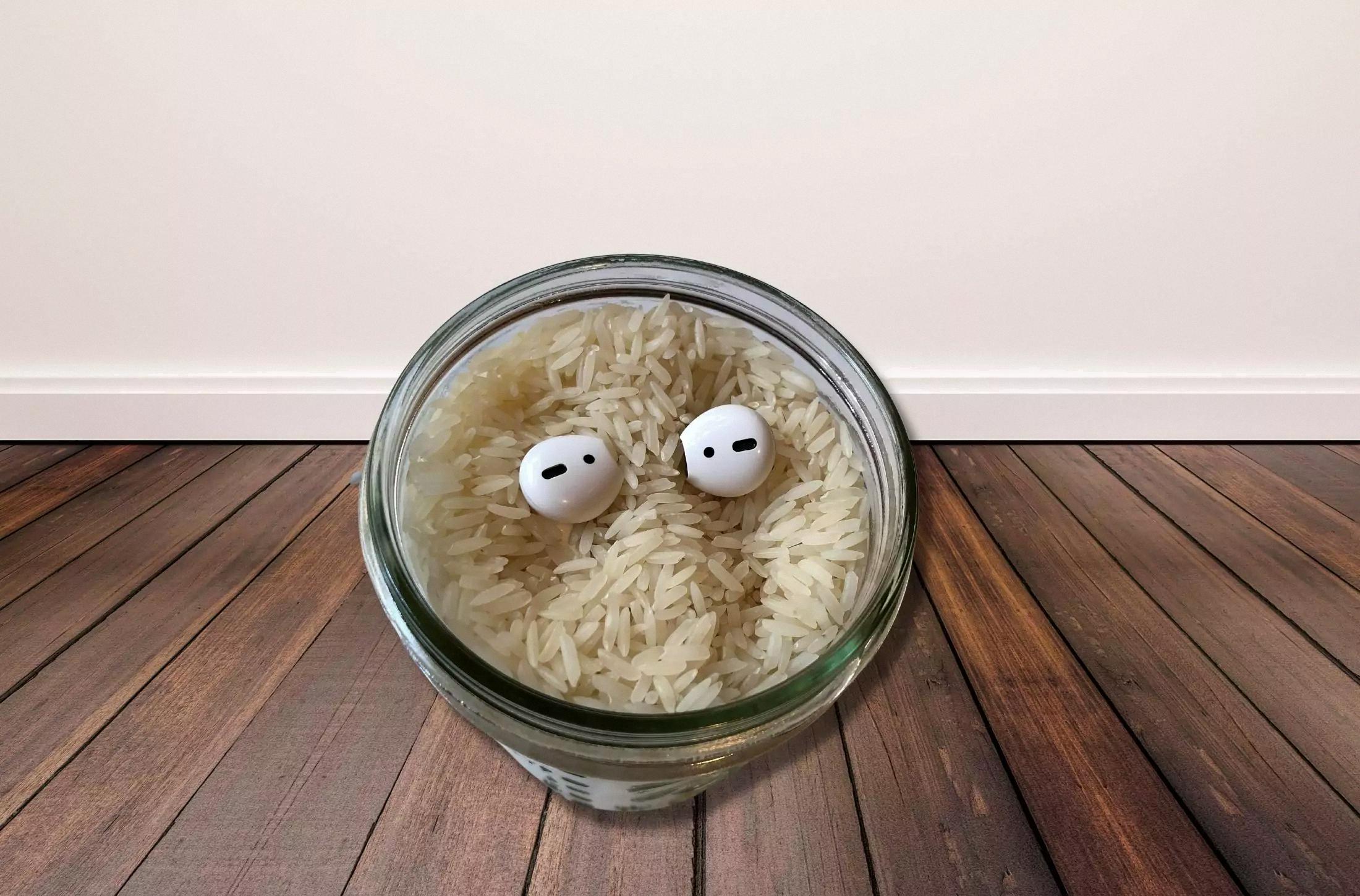 can you put airpods in rice can you put airpods in rice