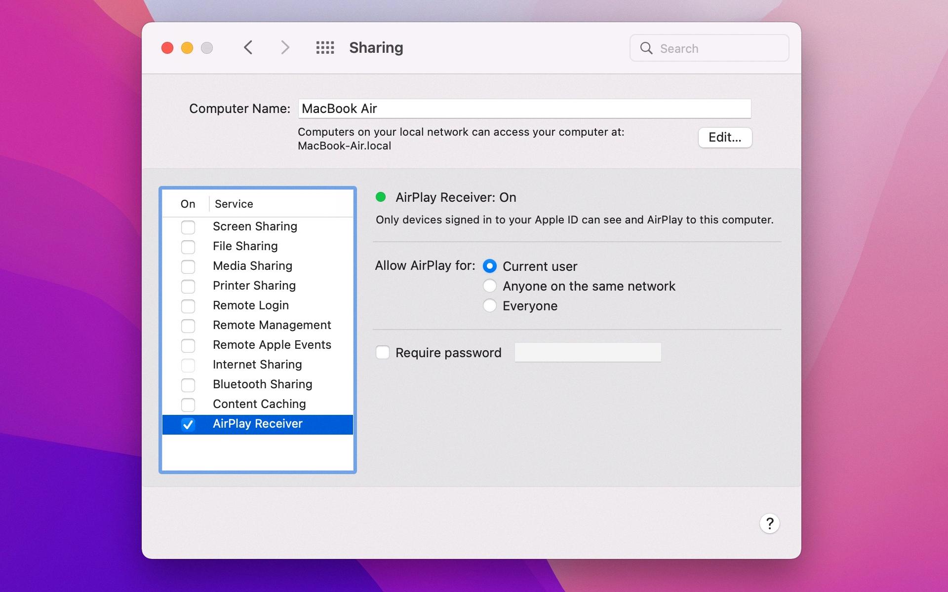 macbook airplay display off macbook airplay display off
