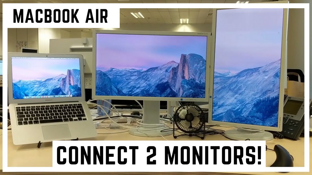 How To Connect Your Mac With Two Monitors 2 How To Connect Your Mac With Two Monitors 1
