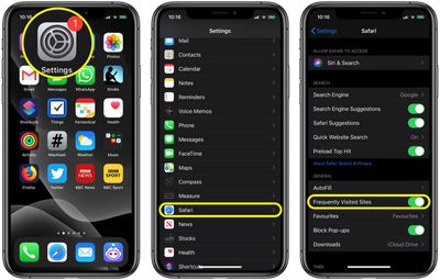How To Add Frequently Visited Sites On Your iPhone 2 How To Add Frequently Visited Sites On Your iPhone 1