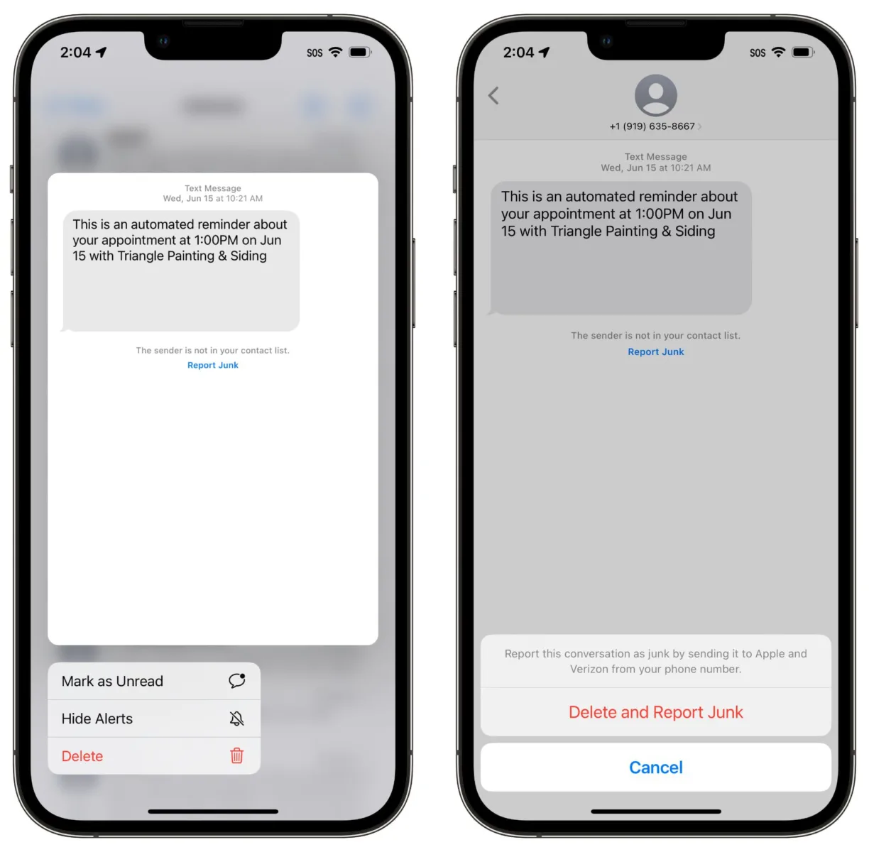 How To Find Junk Messages On Your iPhone 2 How To Find Junk Messages On Your iPhone 1