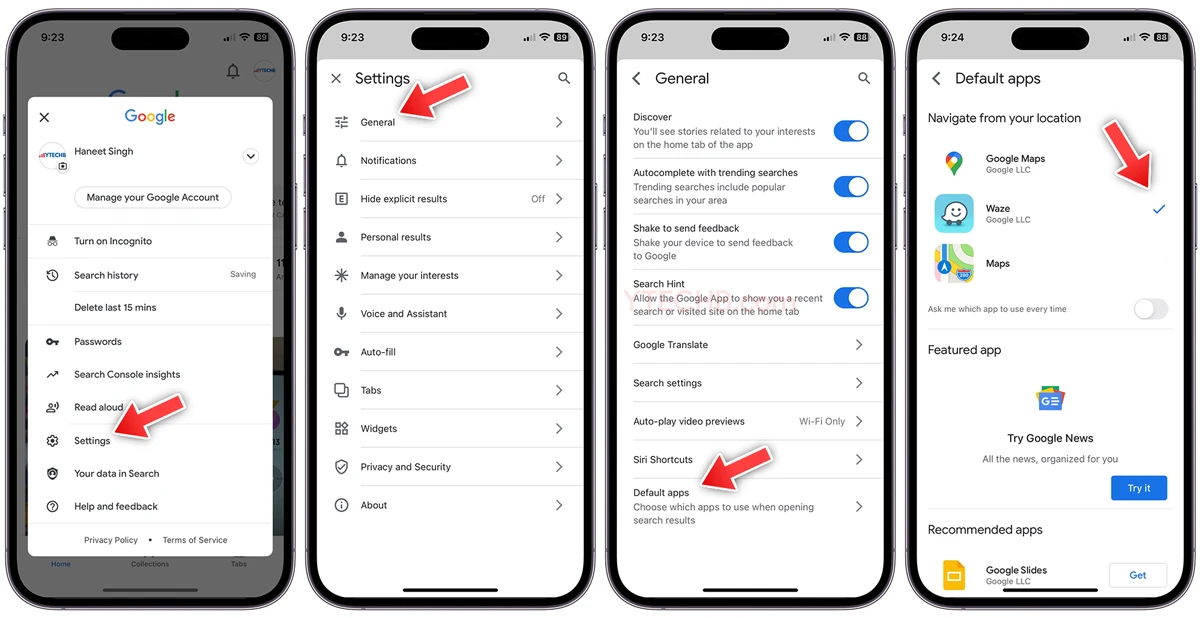 How To Set Waze As Default Navigation App On iPhone 2 How To Set Waze As Default Navigation App On iPhone 1