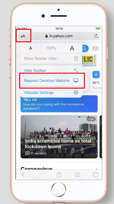 How To Turn Your iPhone To Desktop Mode 2 How To Turn Your iPhone To Desktop Mode 1