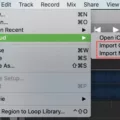 How To Open An Audio File In Garageband 6 How To Open An Audio File In Garageband 5