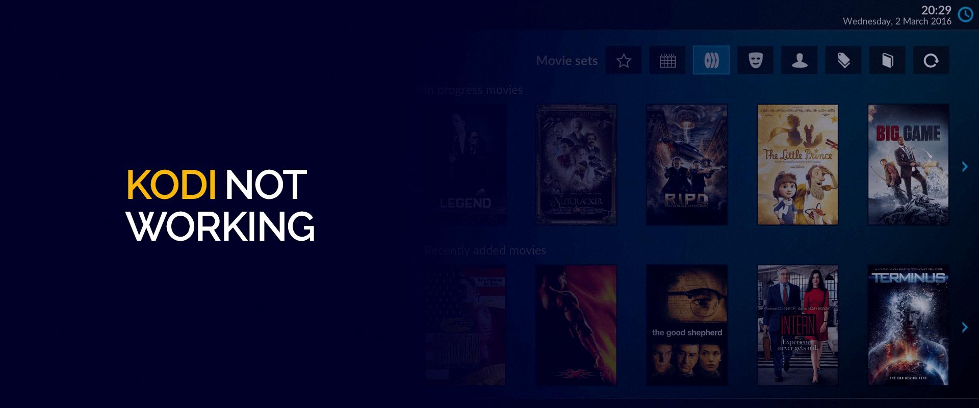 is kodi not working is kodi not working