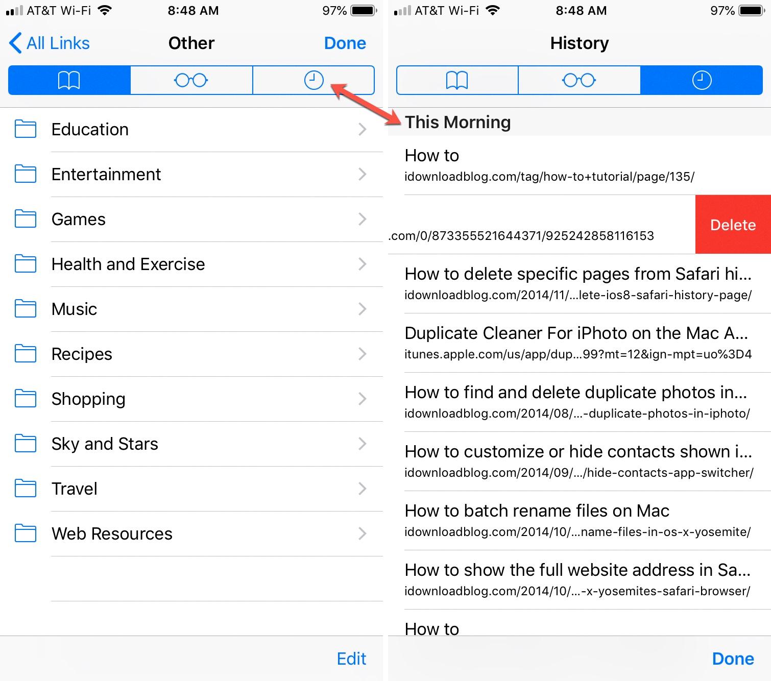 how to delete safari history how to delete safari history
