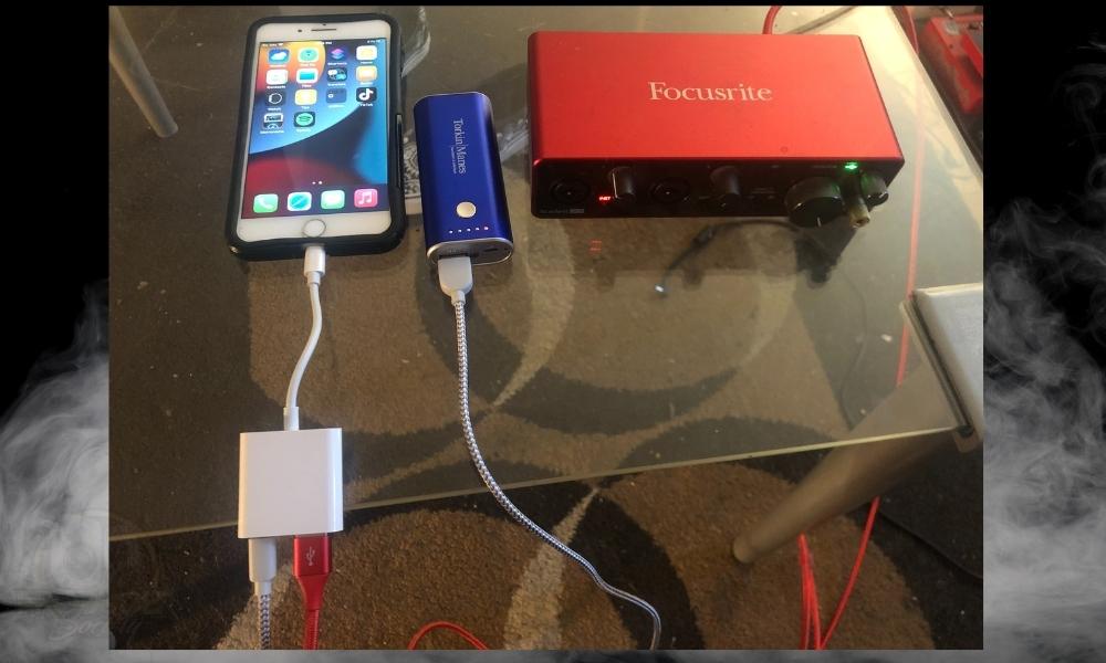 How to Record Music on Your iPhone with the Scarlett Solo Audio Interface? 2 How to Record Music on Your iPhone with the Scarlett Solo Audio Interface? 1