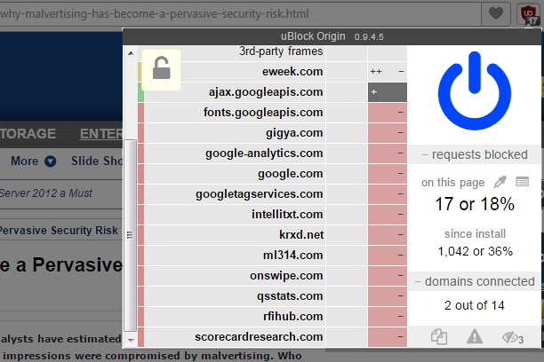 Introducing uBlock Origin: The Best Ad Blocking Browser Extension 2 Introducing uBlock Origin: The Best Ad Blocking Browser Extension 1