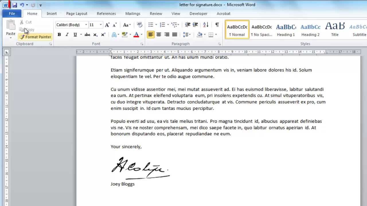 How to Create a Digital Signature in Microsoft Word? 2 How to Create a Digital Signature in Microsoft Word? 1