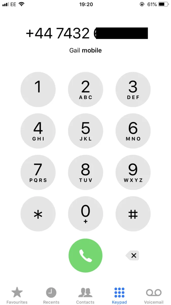 How to Dial International number On iPhone? 2 How to Dial International number On iPhone? 1