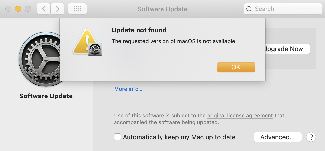 the requested version of macos is not available How to Troubleshoot the 'Requested Version of macOS is Not Available' Error? 1