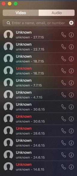 facetime log facetime log