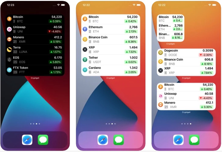 The iOS Crypto Widget: Stay Up to Date with Crypto Prices on Your iPhone 2 The iOS Crypto Widget: Stay Up to Date with Crypto Prices on Your iPhone 1
