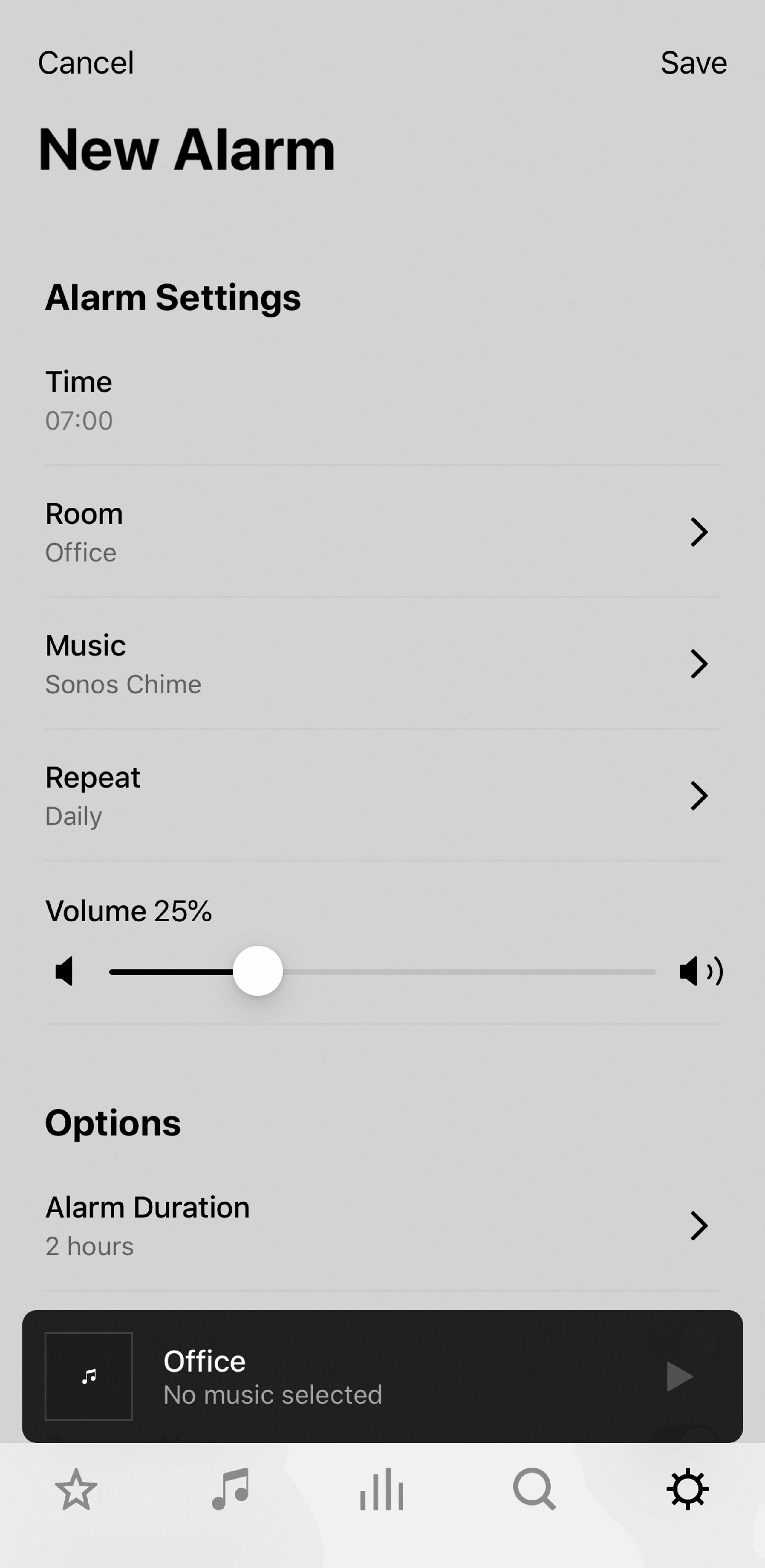 sonos alarm sonos alarm