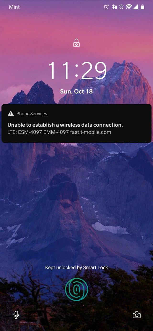 unable to establish a wireless data connection unable to establish a wireless data connection