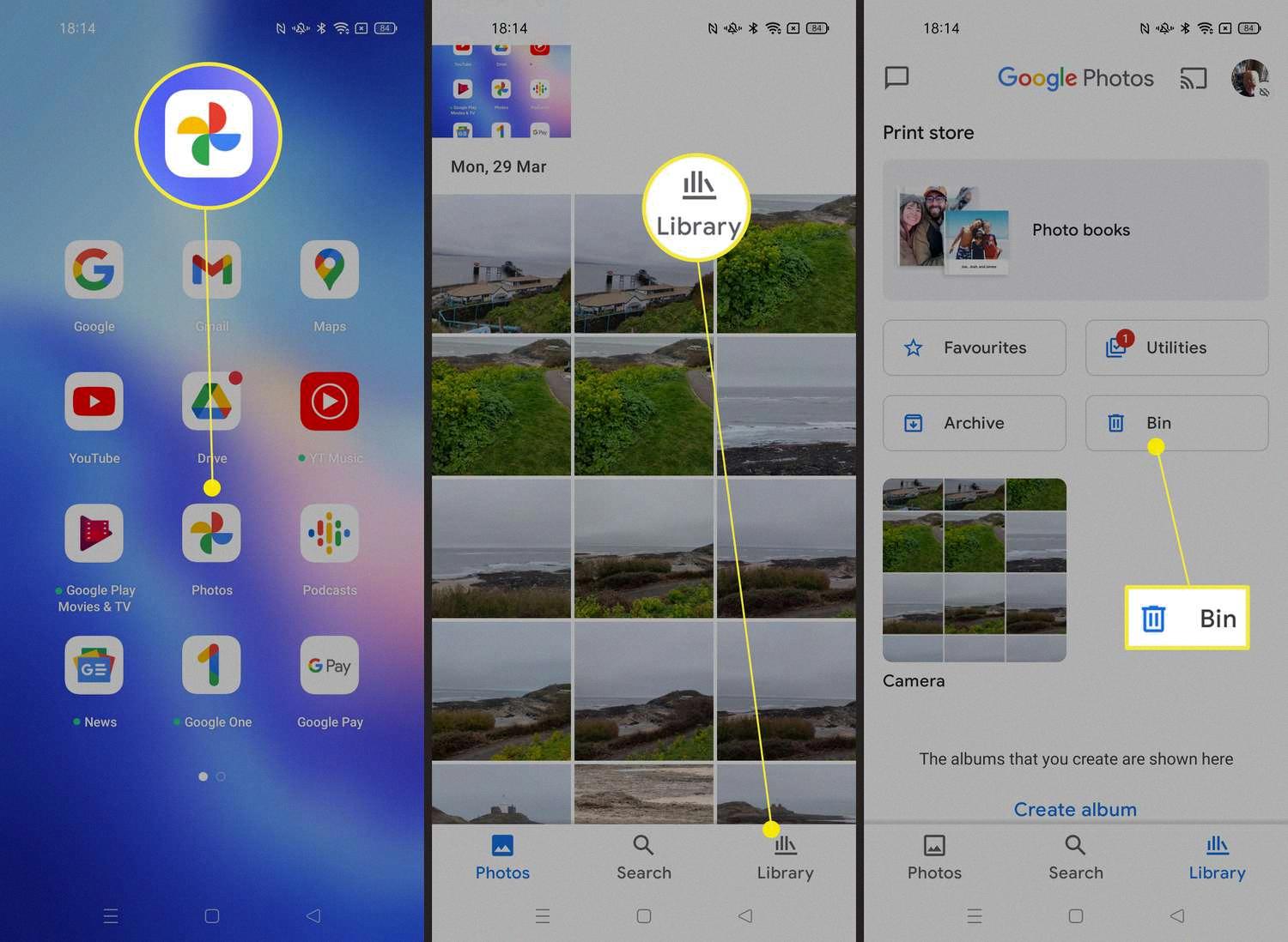 where is the recycle bin on my android phone where is the recycle bin on my android phone