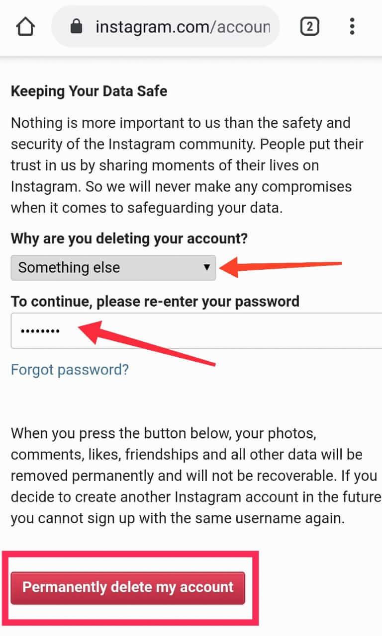 how to temporarily deactivate instagram