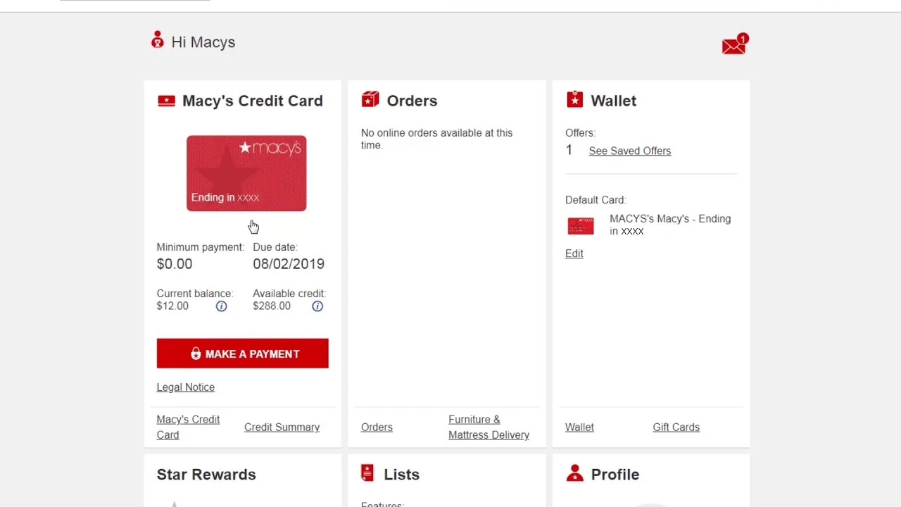 How to Pay Your Macy's Credit Card 2 Paying Your Macy’s Credit Card Online
