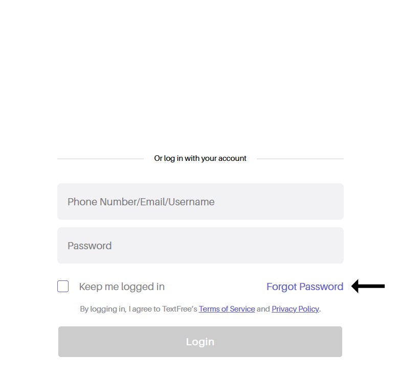 How To Log Into TextFree 6 How To Log Into TextFree 5