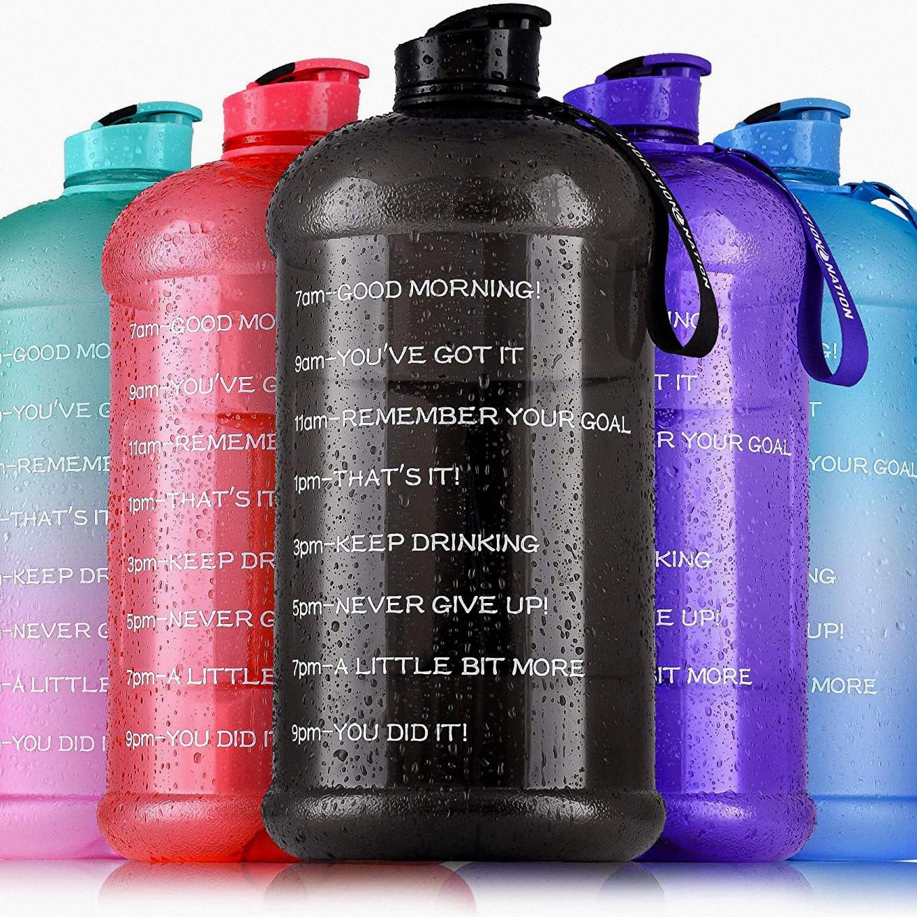 how many water bottles is a gallon