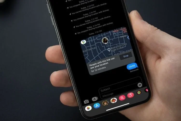 iMessage Location