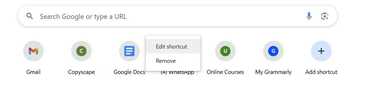 How To Add Shortcut To Google Chrome Homepage 2