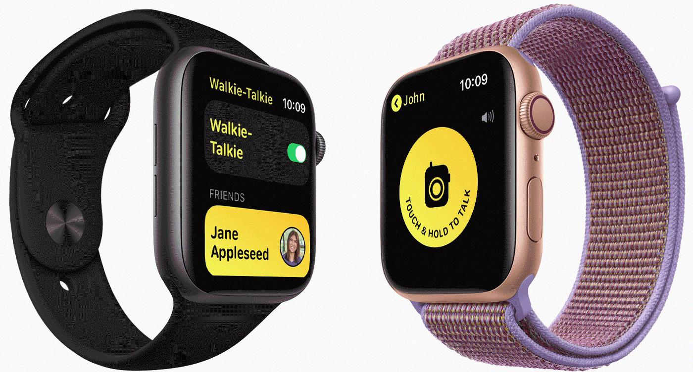 iwatch portÃ©e talkie walkie apple watch